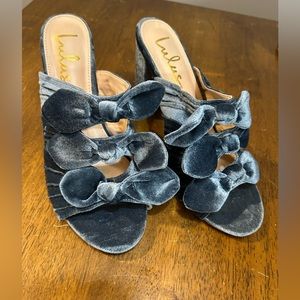 Lulu’s Velvet Bow Heels